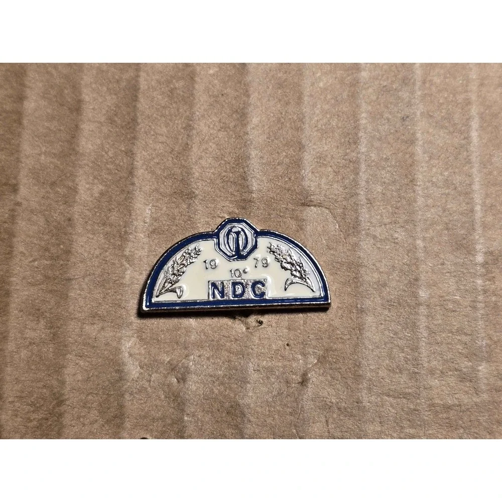 1969–1979 National Development Council 10th Anniversary Lapel Vest Hat Pin G5